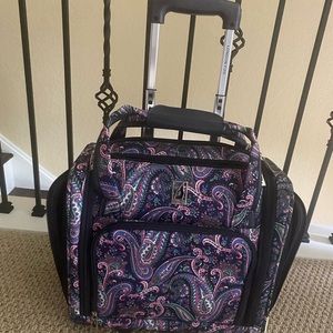 London Fog overnight rolling suitcase